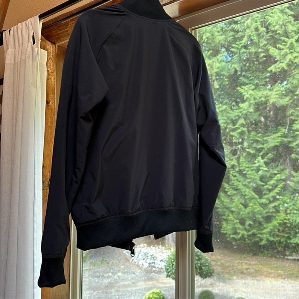 Athleta Brooklyn Bomber Jacket. Like new! Black. - Picture 3 of 5